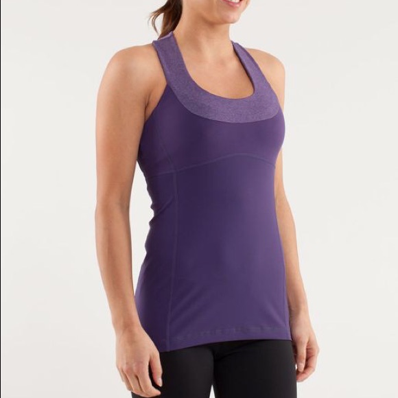 lululemon athletica Tops - Lululemon Scoop Neck Tank Purple lululemon athletica Tops - Lululemon Scoop Neck Tank Purple